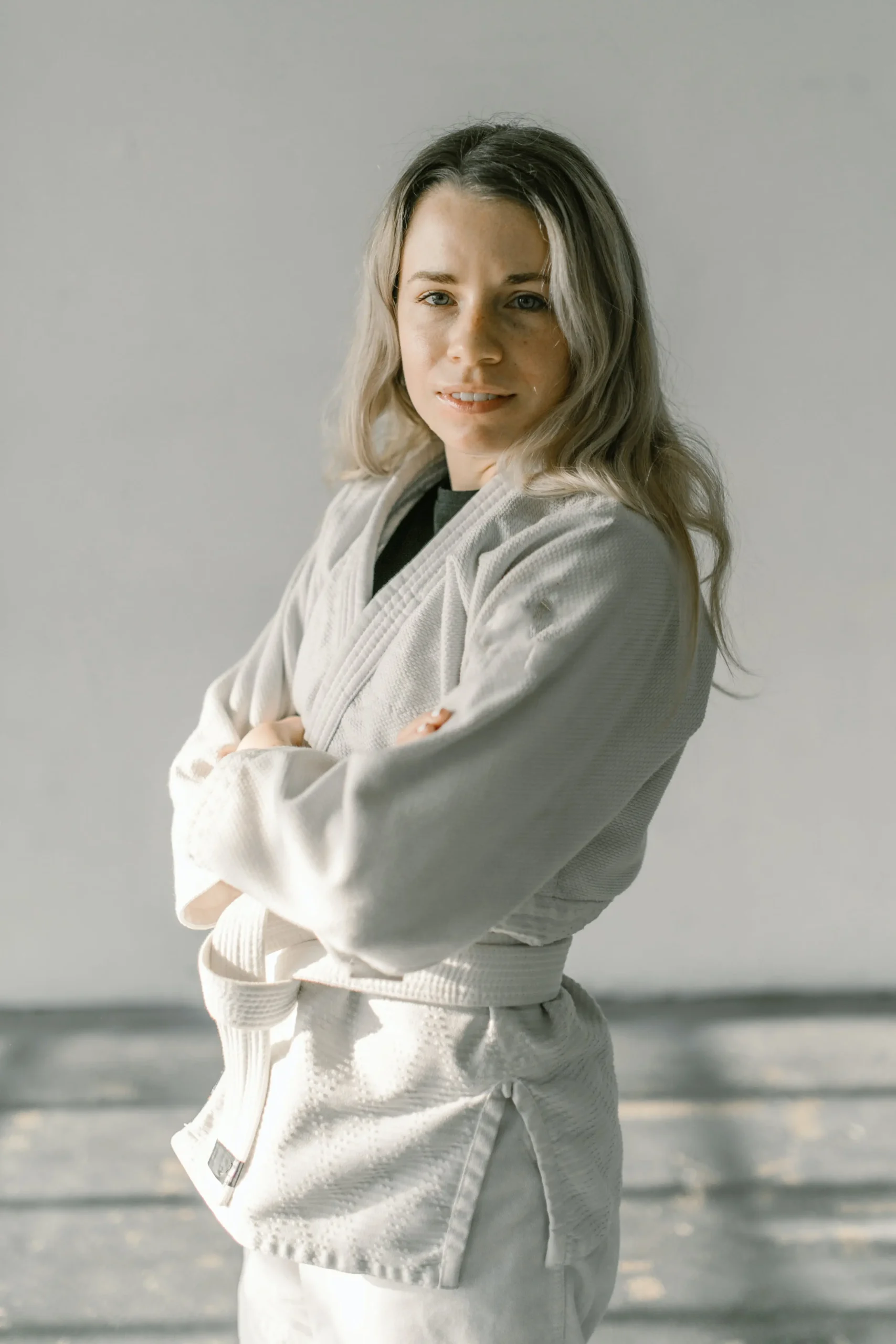Jeune femme judoka